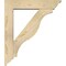 Ekena Millwork Funston Traditional Rough Sawn Bracket w/ Offset Brace, Douglas Fir, 6"W x 26"D x 30"H BKT0604X26X30FST01RDF - alternate 2
